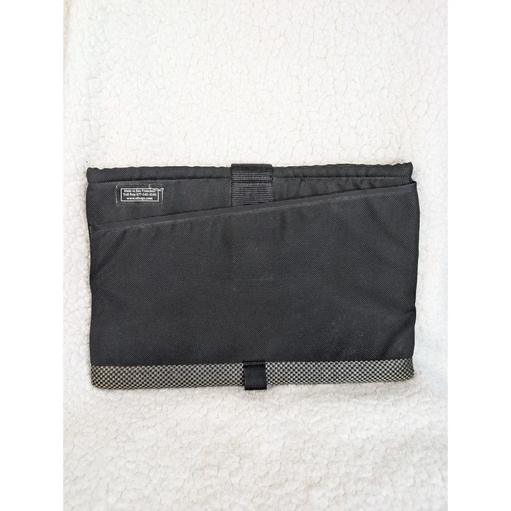 Waterfield Cargo Laptop Bag Messenger Black Checkered Made in USA San Francisco